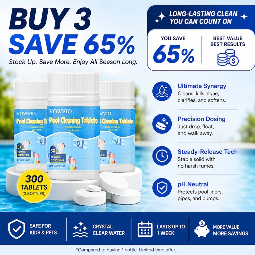 The Next-Gen Pool Purifier is here ✨ 2X Stronger Algae Control, Gentle & Safe for Kids! 👨‍👩‍👧‍👦